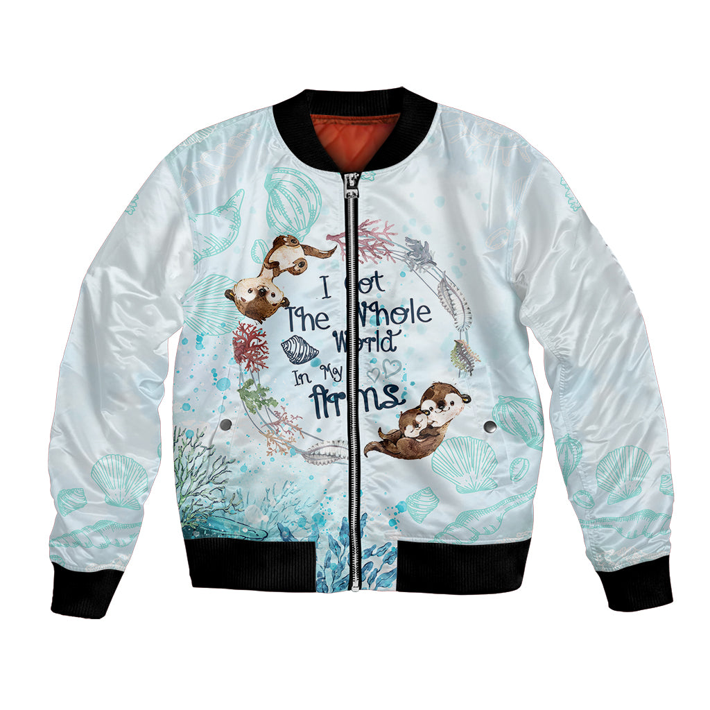 Mom Love You Like No Otter Bomber Jacket TS07 - Wonder Print Shop