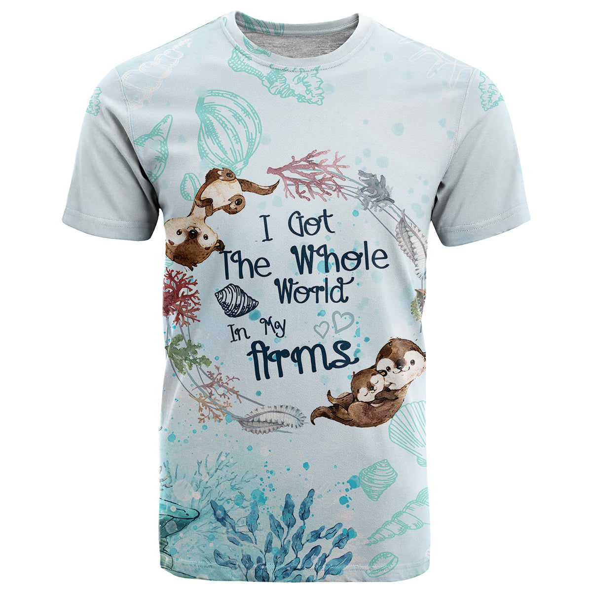 Mom Love You Like No Otter T Shirt TS07 - Wonder Print Shop