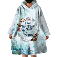 Mom Love You Like No Otter Wearable Blanket Hoodie TS07 - Wonder Print Shop