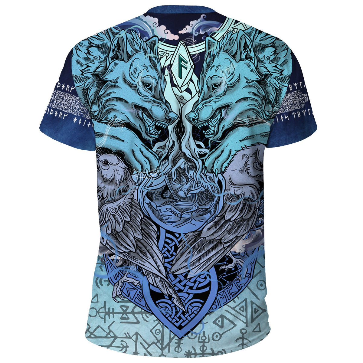 Viking T Shirt Ansuz Rune RLT12 - Wonder Print Shop