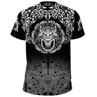 Fenrir Valhalla T Shirt Ornate Pattern 1 RLT12 - Wonder Print Shop