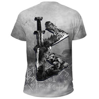 Viking T Shirt Berkana Rune RLT12 - Wonder Print Shop