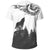 Viking Raven and Wolf In Pine Forest T Shirt RLT12 - Wonder Print Shop