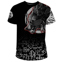 Fenrir Blood T Shirt Tattoo Style RLT12 - Wonder Print Shop