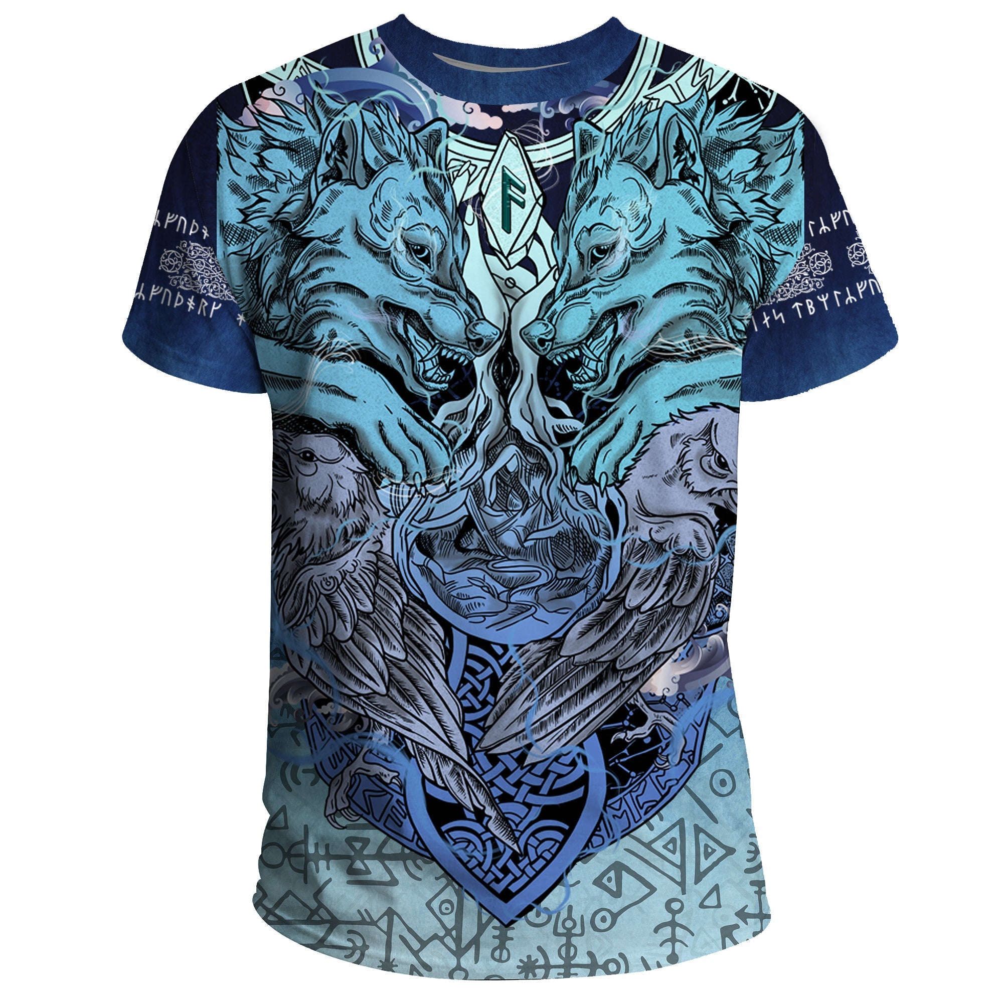 Viking T Shirt Ansuz Rune RLT12 - Wonder Print Shop