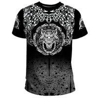 Fenrir Valhalla T Shirt Ornate Pattern 1 RLT12 - Wonder Print Shop