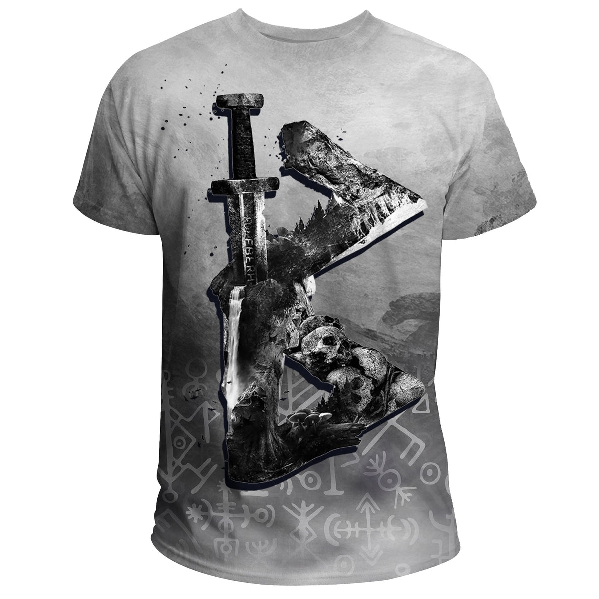 Viking T Shirt Berkana Rune RLT12 - Wonder Print Shop