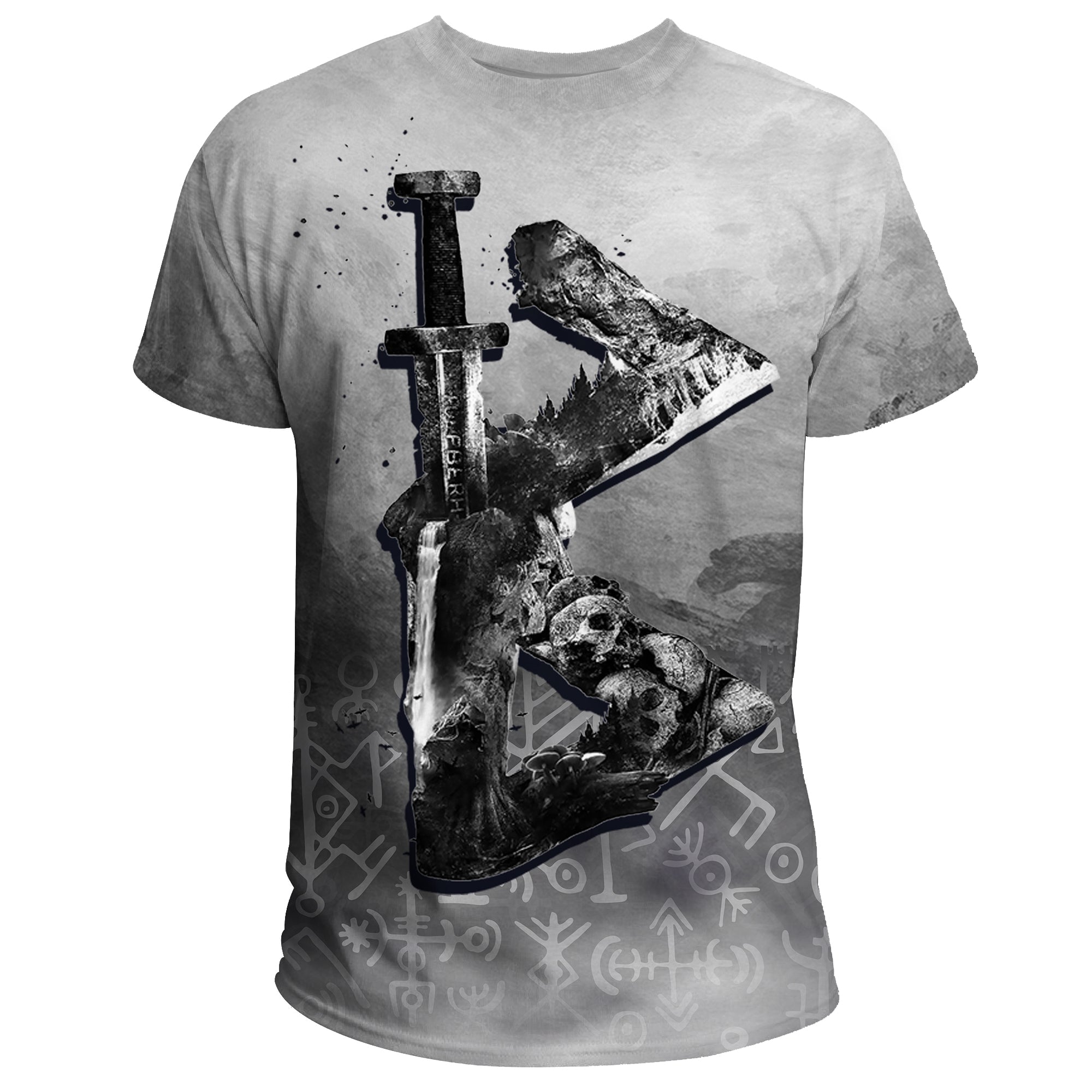 Viking T Shirt Berkana Rune RLT12 - Wonder Print Shop