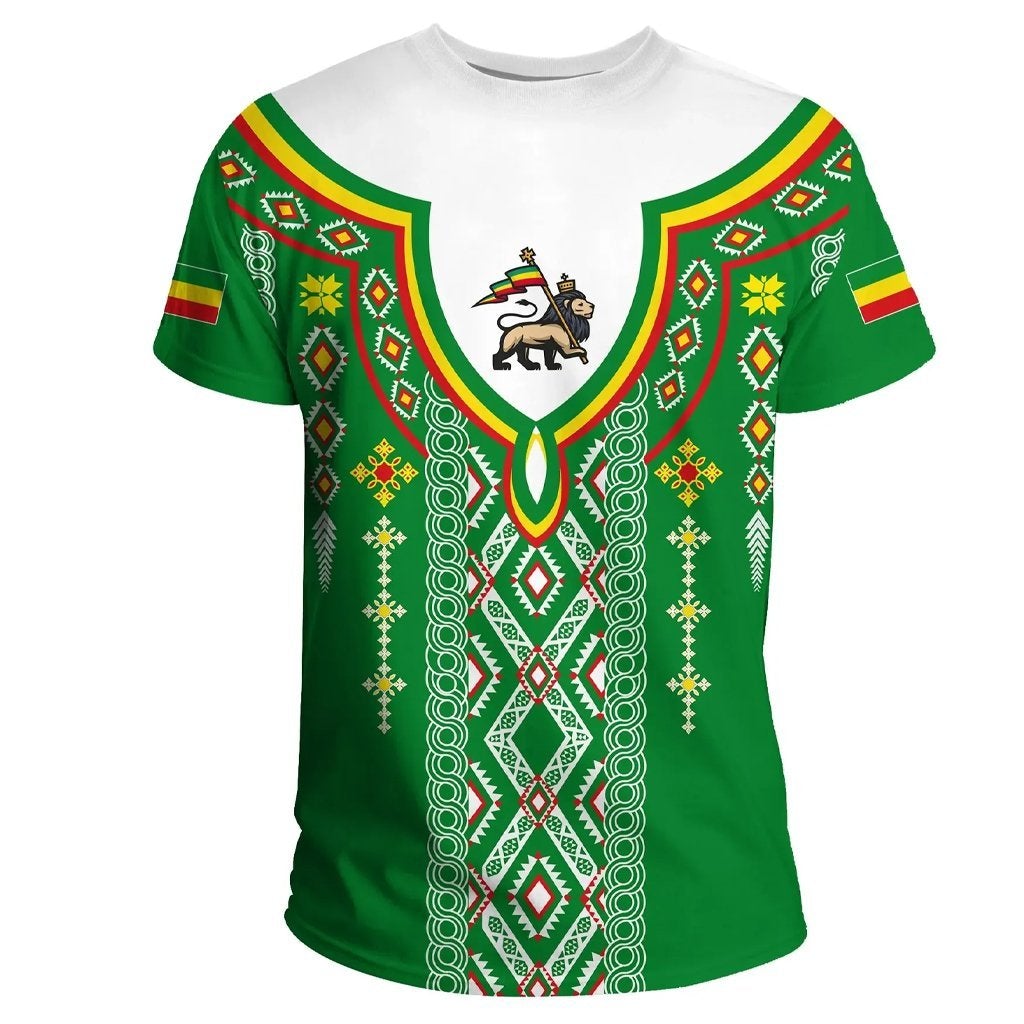 Ethiopia Ethnic Wallpaper T Shirt LT10 - Wonder Print Shop