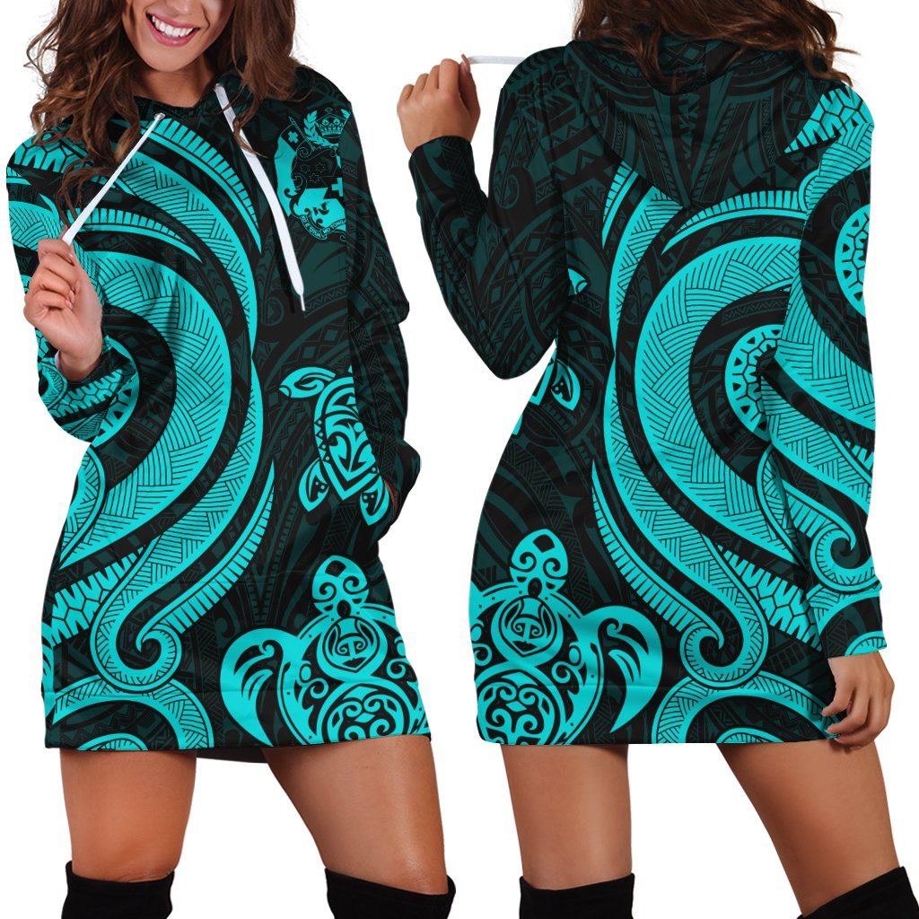 tonga-women-hoodie-dress-turquoise-tentacle-turtle