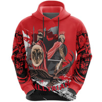 Albania Hoodie Illyrian Albanian Warrior - Wonder Print Shop