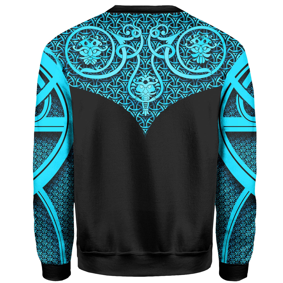 Viking Sweatshirt - Best Viking Tattoo Blue RLT12 - Wonder Print Shop