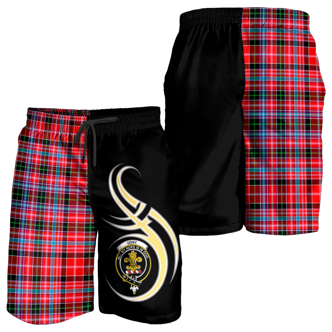 scottish-udny-clan-crest-believe-in-me-tartan-men-shorts