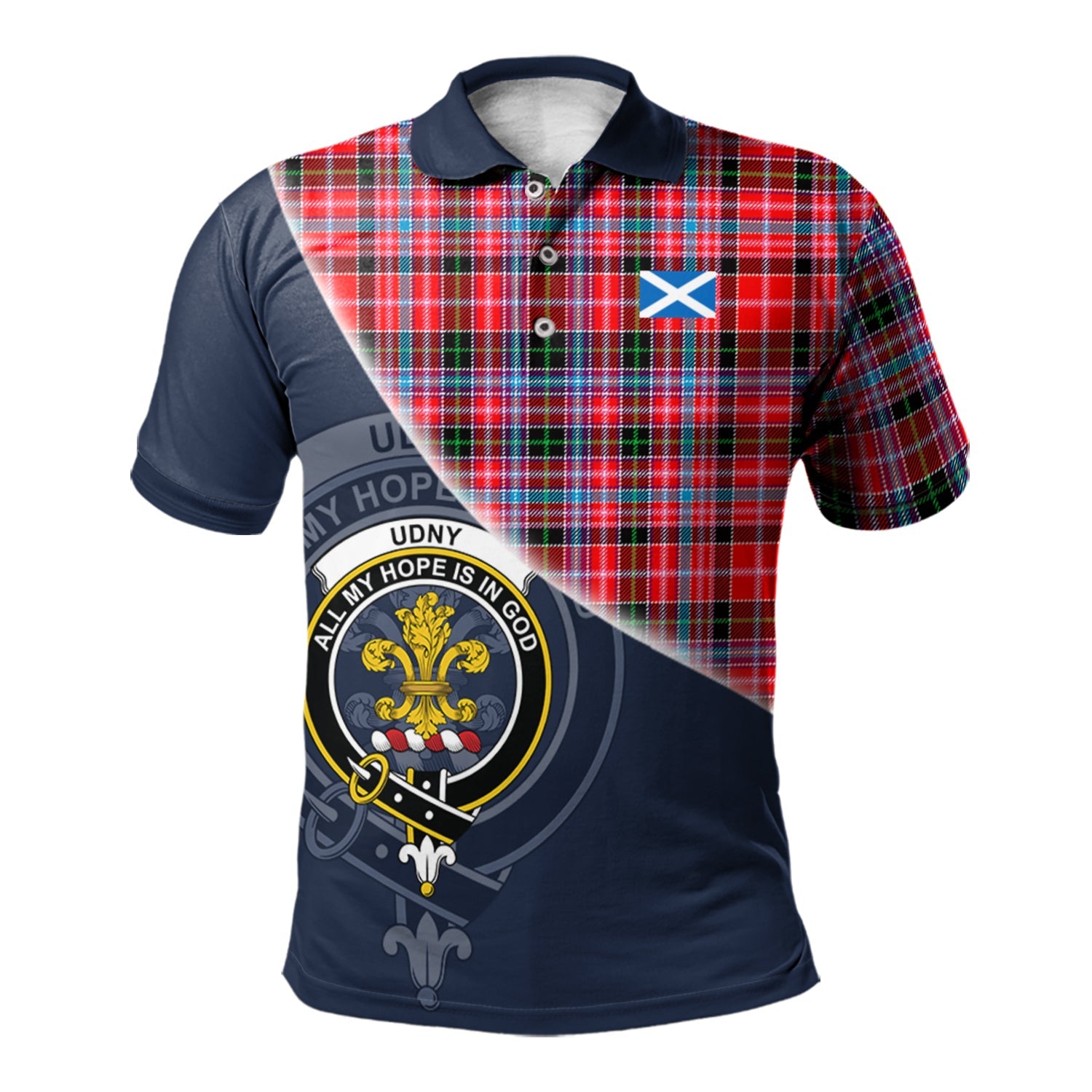 scottish-udny-clan-crest-tartan-scotland-flag-half-style-polo-shirt