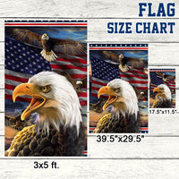 Eagle American Patriotic Garden Flag - Wonder Print Shop