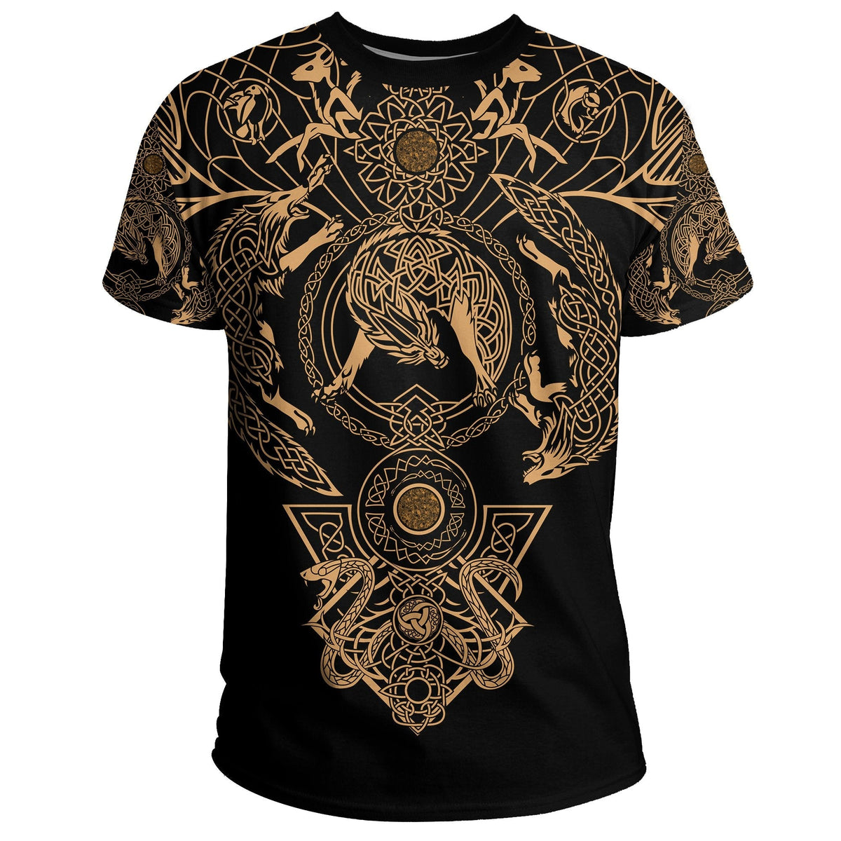 Viking T Shirt, Tattoo All Over Print Special RLT12 - Wonder Print Shop