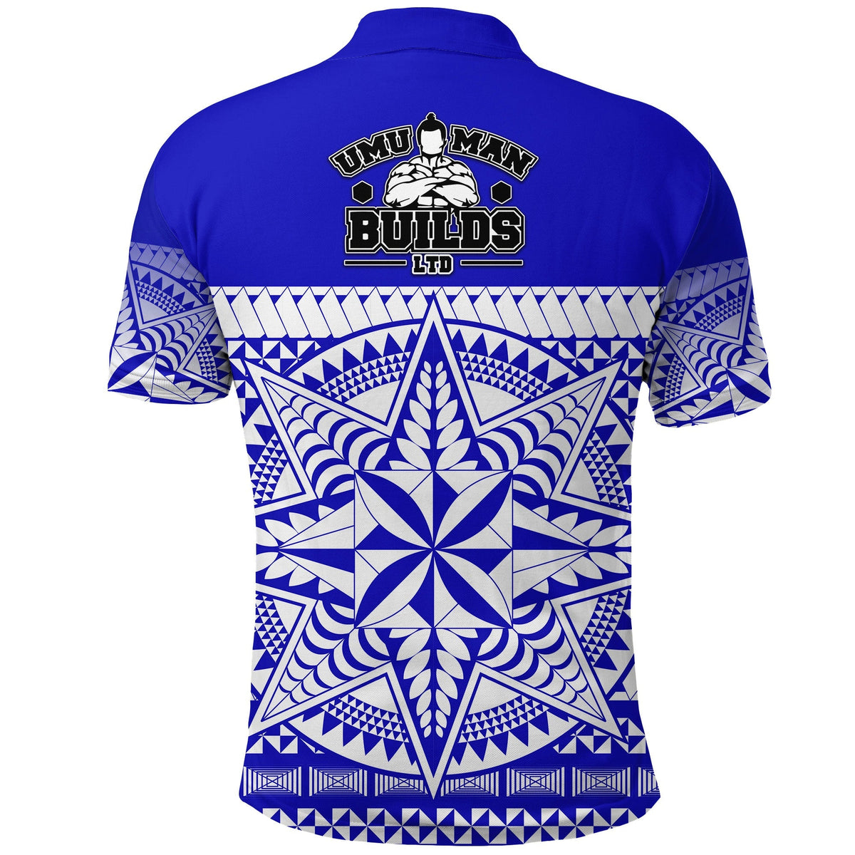 Tonga Umuman Builds Polo Shirt Special Version Blue LT8 - Wonder Print Shop