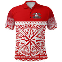 Tonga Umuman Prints Polo Shirt Special Version Red LT8 - Wonder Print Shop
