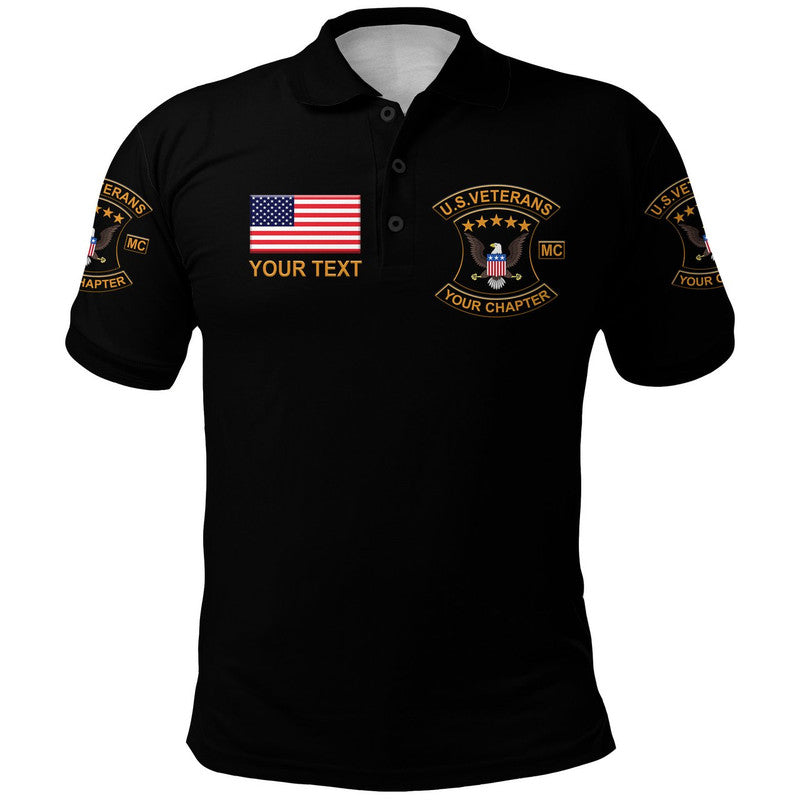 Custom U.S. Veterans Motorcycle Club Polo Shirt USVMC Simplified Version LT8 - Wonder Print Shop