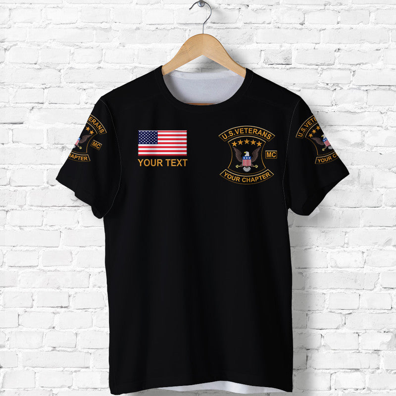 Custom U.S. Veterans Motorcycle Club T Shirt USVMC Simplified Version LT8 - Wonder Print Shop