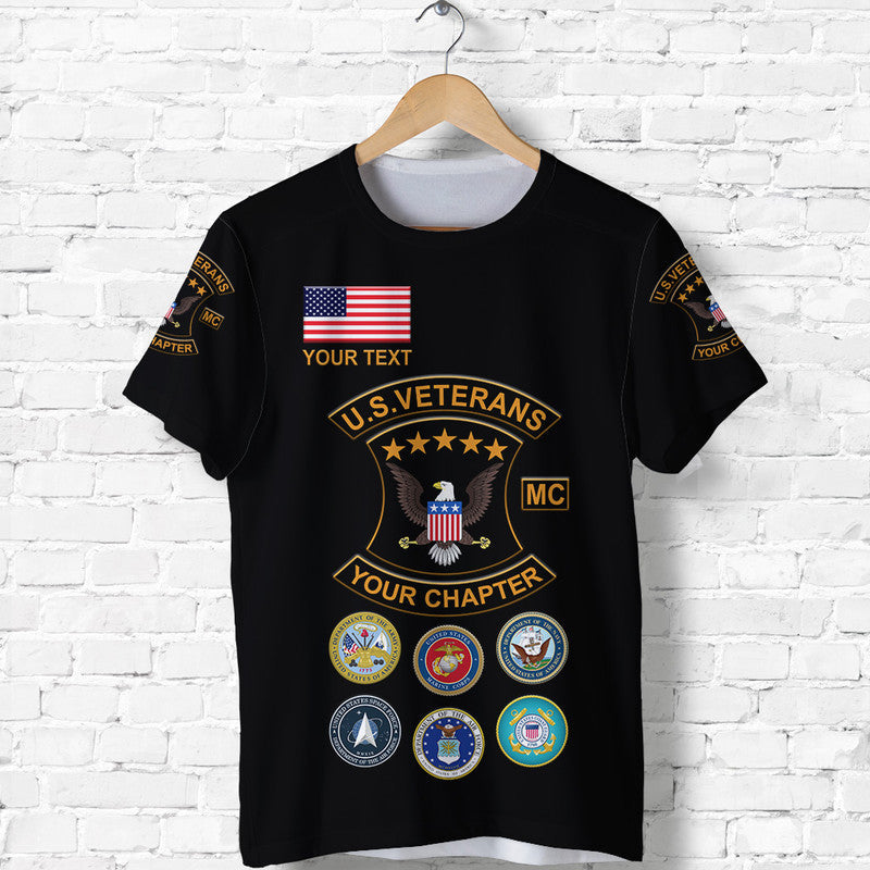 Custom U.S. Veterans Motorcycle Club T Shirt USVMC Unique Style LT8 - Wonder Print Shop