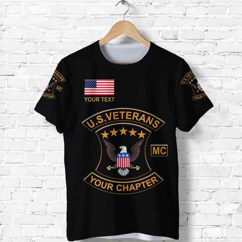 Custom U.S. Veterans Motorcycle Club T Shirt USVMC Original Style LT8 - Wonder Print Shop