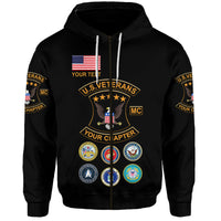 Custom U.S. Veterans Motorcycle Club Hoodie USVMC Unique Style LT8 - Wonder Print Shop