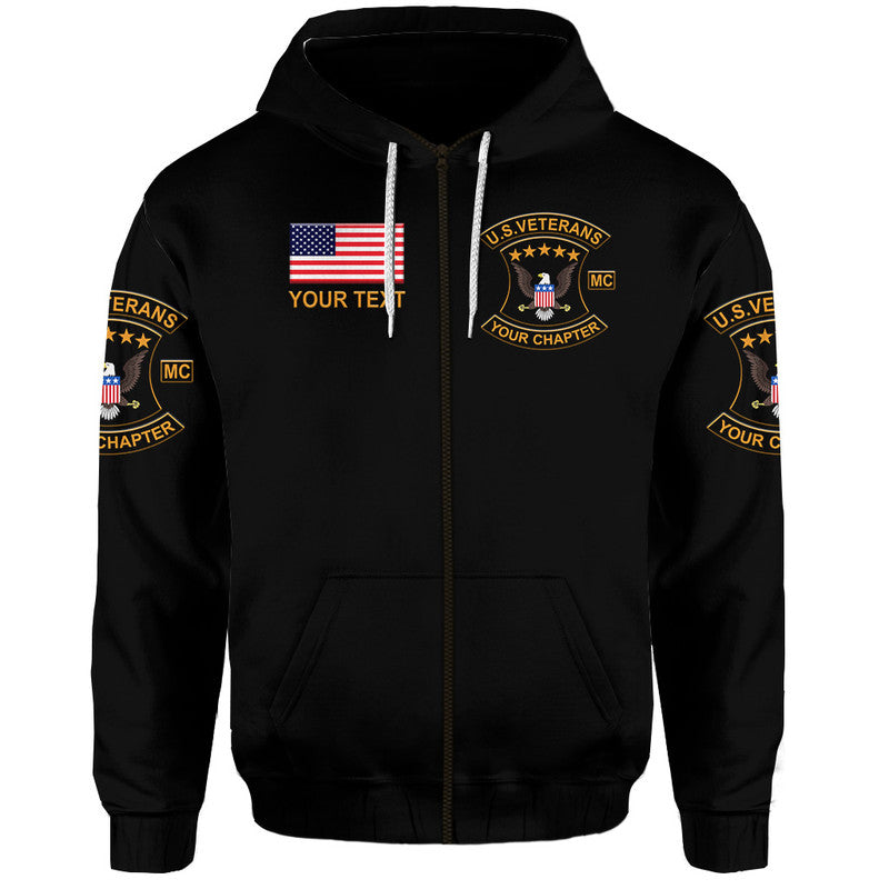 Custom U.S. Veterans Motorcycle Club Hoodie USVMC Simplified Version LT8 - Wonder Print Shop