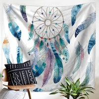 Dreamcatcher Skull Native American Tapestry LT10 - Wonder Print Shop