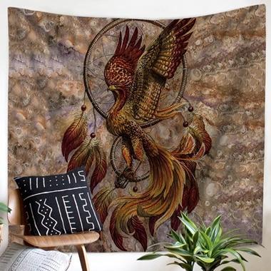 Dreamcatcher Skull Native American Tapestry LT10 - Wonder Print Shop