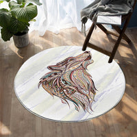 native-american-howling-wolf-round-carpet
