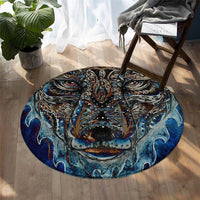 native-american-howling-wolf-round-carpet