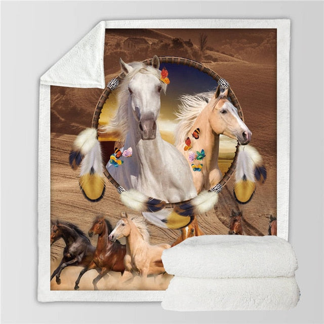 horses-dusty-lightning-printed-throw-blanket