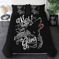 Tribal Wolf Dreamcatcher Native American Bedding Set LT10 - Wonder Print Shop