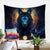 Native American Light and Dark Wolf Printed Tapestry LT10 - Wonder Print Shop