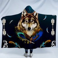 native-american-wolf-couple-hooded-blanket