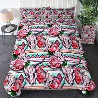 Native American Head Skull Feathers Bedding Set LT10 - Wonder Print Shop