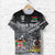 Custom Vanuatu And Fiji T Shirt Together Black LT8 - Wonder Print Shop