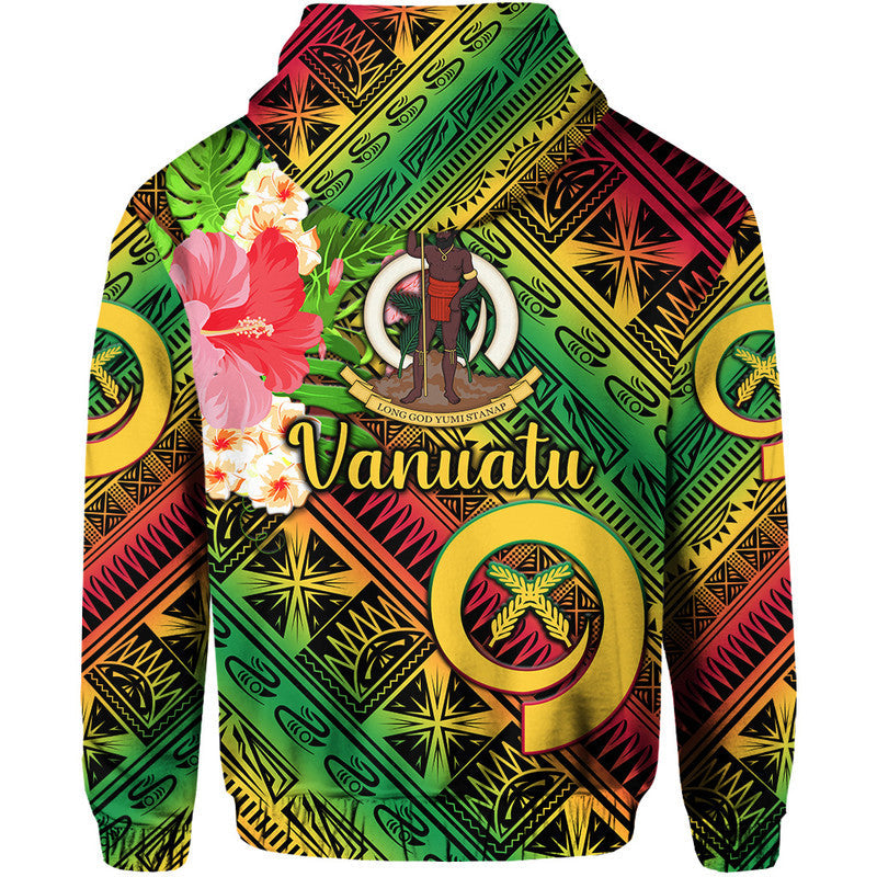 Vanuatu Hoodie Independence Be Proud Vanuatu Flag Gradient Vibes LT8 - Wonder Print Shop