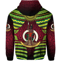 Custom Vanuatu Special Independence Anniversary Hoodie Creative Style Gradient Red LT8 - Wonder Print Shop