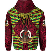 Custom Vanuatu Special Independence Anniversary Zip Hoodie Creative Style Red, Custom Text And Number LT8 - Wonder Print Shop