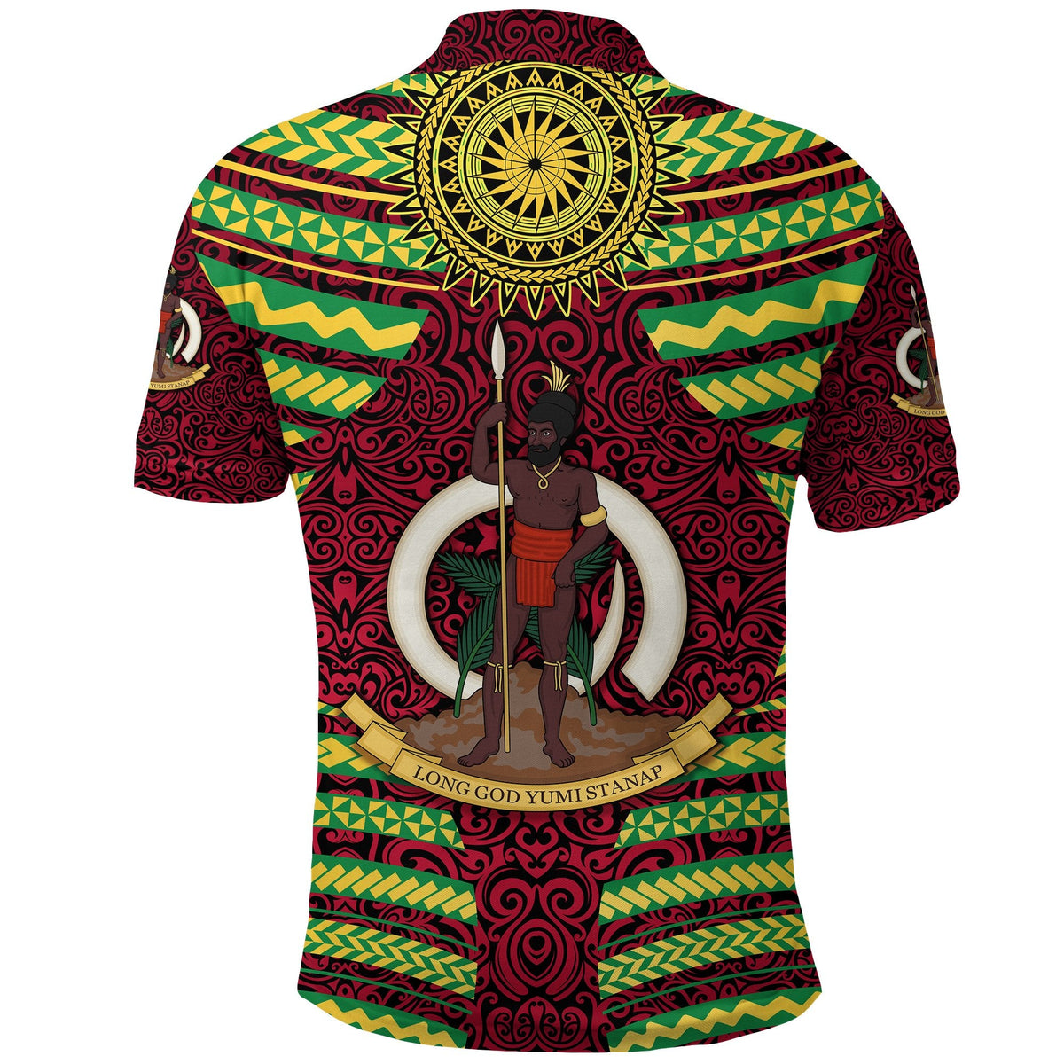 Custom Vanuatu Polo Shirt Special Independence Anniversary Creative Style Red LT8 - Wonder Print Shop