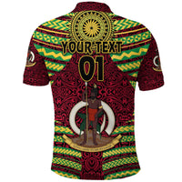 Custom Vanuatu Polo Shirt Special Independence Anniversary Creative Style Red, Custom Text And Number LT8 - Wonder Print Shop