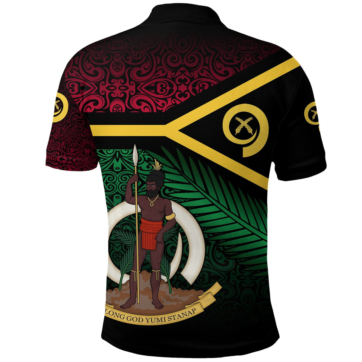 Vanuatu Polo Shirt Special Independence Anniversary Original Flag Style LT8 - Wonder Print Shop