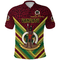 Vanuatu Polo Shirt Special Independence Anniversary Creative Style Red LT8 - Wonder Print Shop