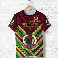 Custom Vanuatu Special Independence Anniversary T Shirt Creative Style Red, Custom Text And Number LT8 - Wonder Print Shop
