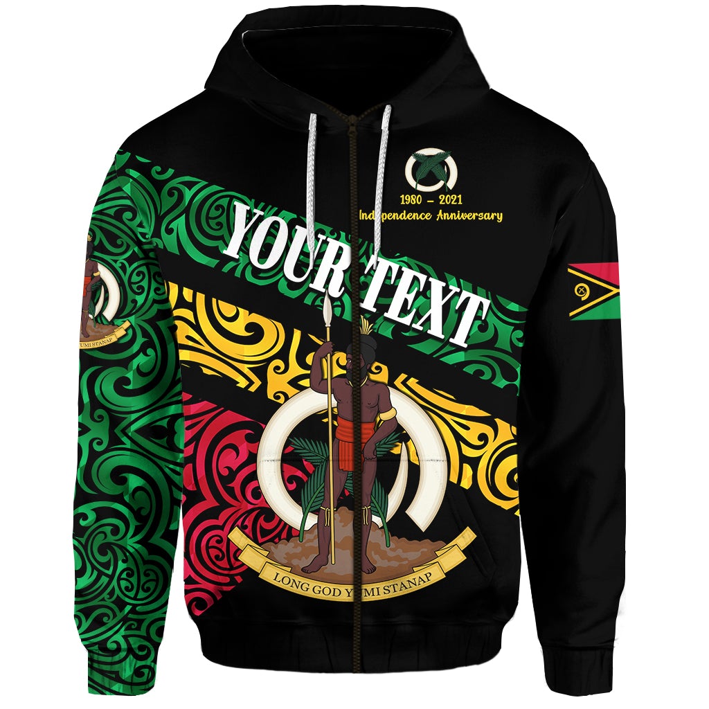 Custom Vanuatu Special Independence Anniversary Zip Hoodie Sporty Style LT8 - Wonder Print Shop