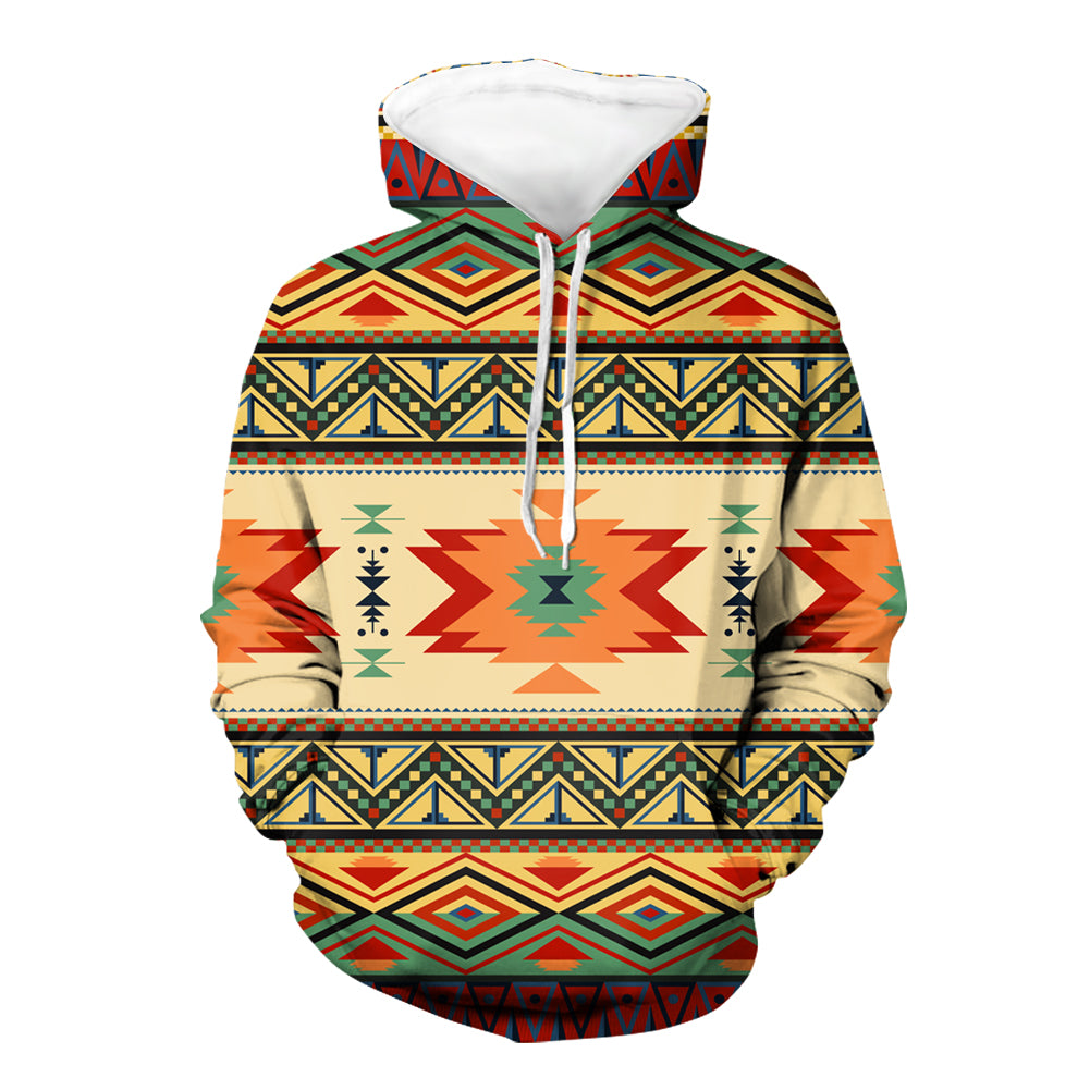 Tribes Design Native American 3D Hoodie LT10 - Wonder Print Shop