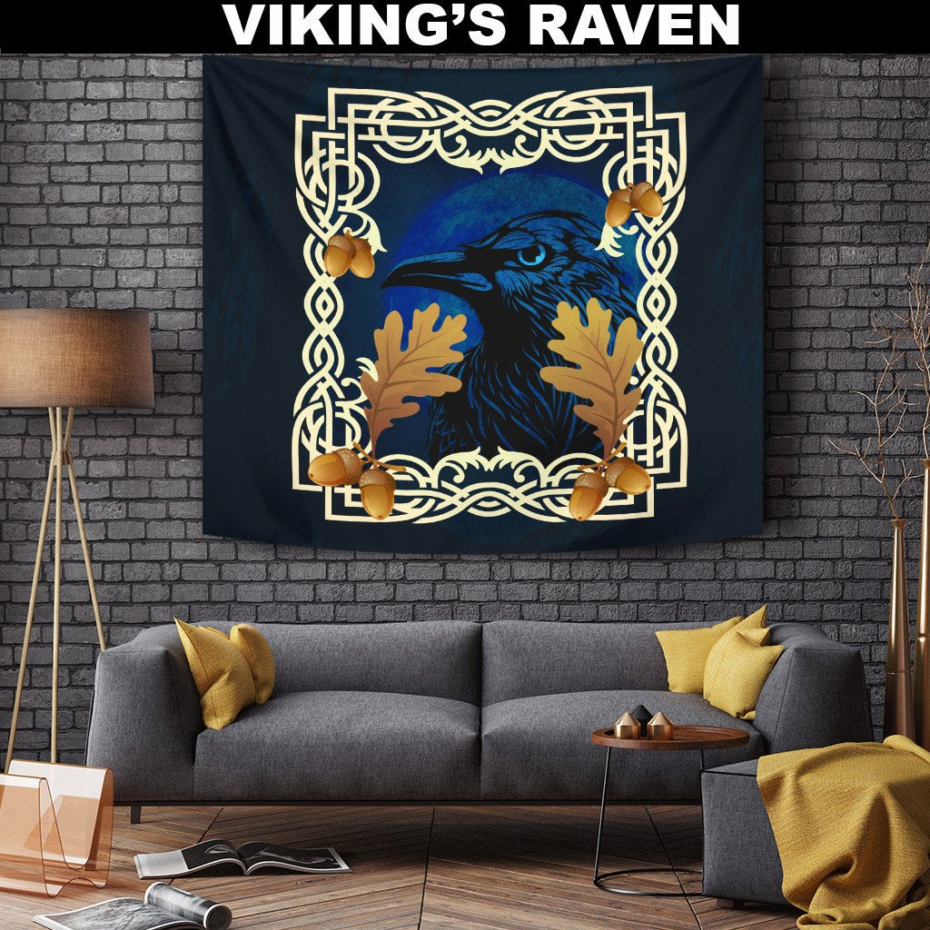 Viking Tapestry - Viking's Raven RLT12 - Wonder Print Shop
