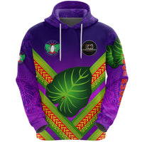Custom Fiji Vuci Rugby Club Hoodie Creative Style Purple, Custom Text And Number LT8 - Wonder Print Shop